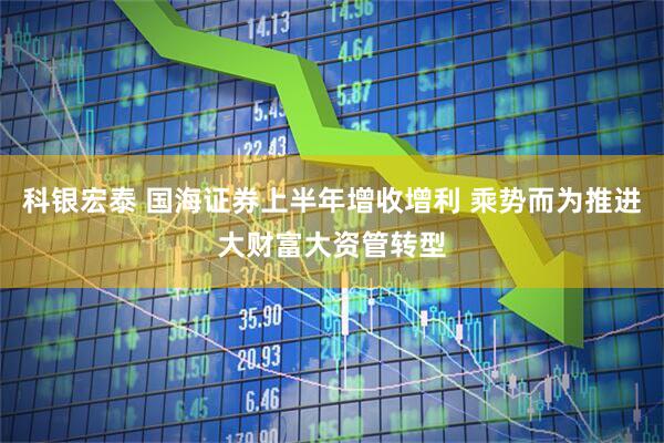科银宏泰 国海证券上半年增收增利 乘势而为推进大财富大资管转型