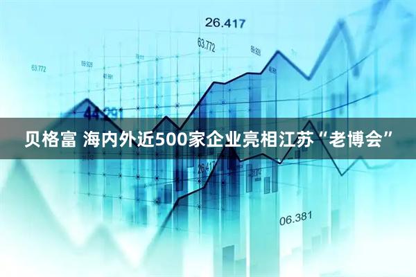 贝格富 海内外近500家企业亮相江苏“老博会”