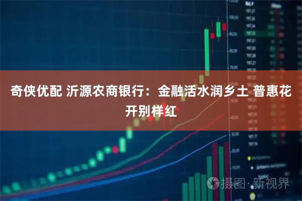 奇侠优配 沂源农商银行：金融活水润乡土 普惠花开别样红